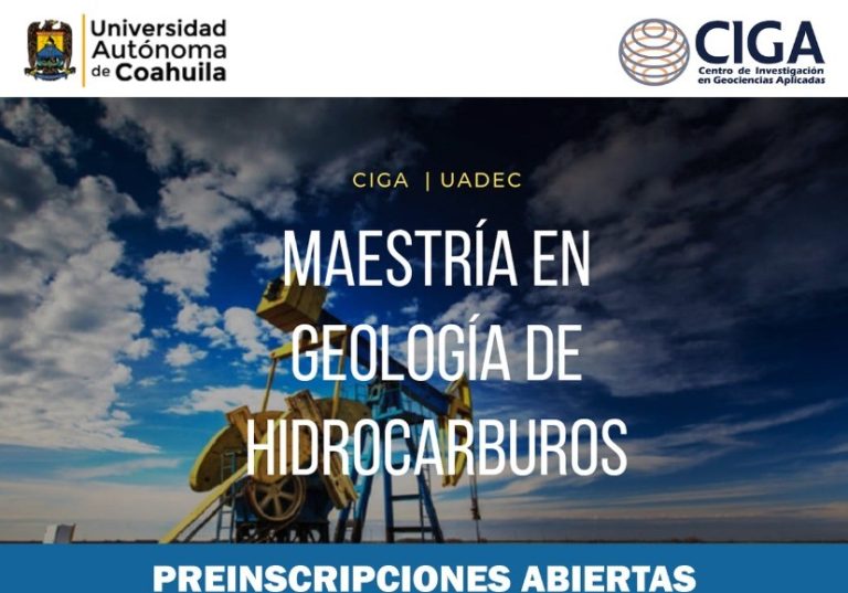 Estudia en la UA de C la Maestría en Geología de Hidrocarburos