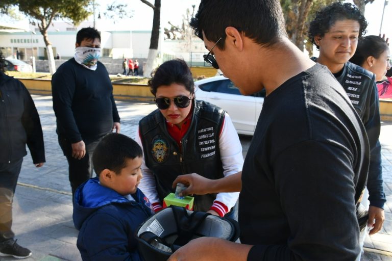 Moto clubs realizan colecta y rodada con causa en favor del pequeño Noé 