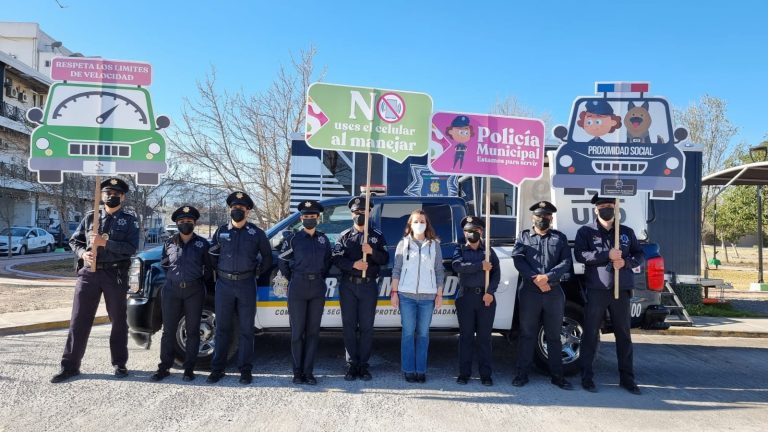 Fomentan María Bárbara y Seguridad Pública cultura vial en Saltillo