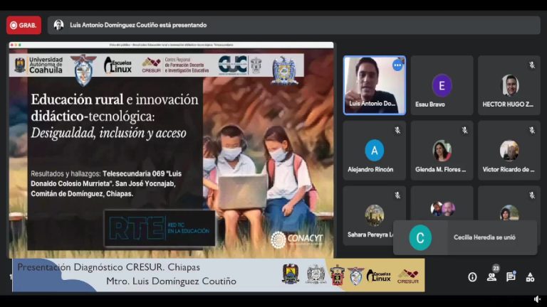 Presentan el proyecto CONACYT Educación Rural e Innovación Didáctico-Educativa: Desigualdad, Inclusión y Acceso