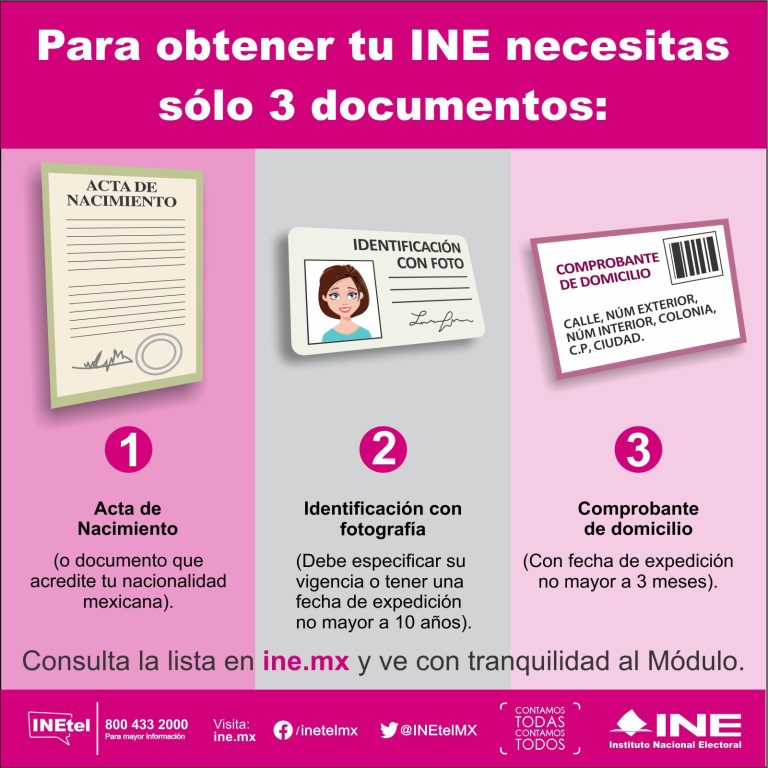 Si cumples 18 años antes del 10 de abril INE te apoya a tramitar tu credencial para votar 