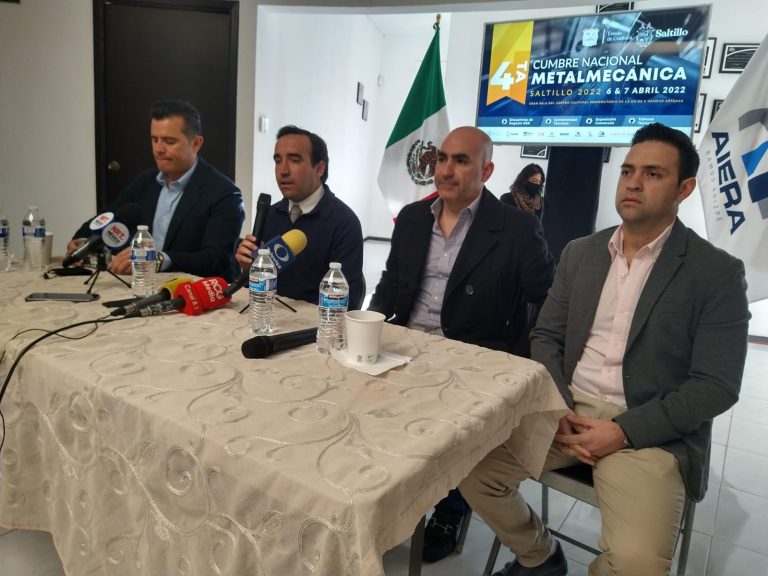 Suma AIERA esfuerzos con Saltillo para impulsar Cuarta Cumbre Nacional Metalmecánica