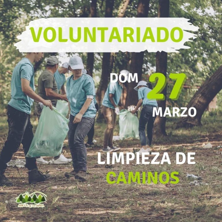 Amigos de la Sierra invitan al primer voluntariado del año