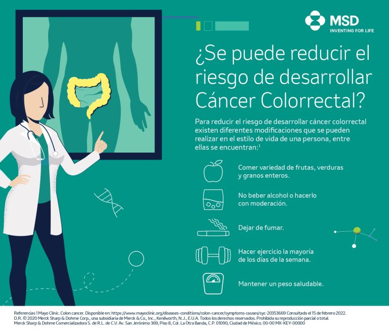 Cáncer colorrectal; sexta causa de muerte por cáncer en México   