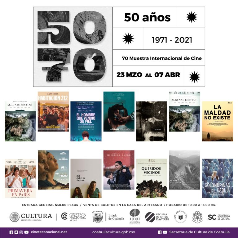 Regresa la Muestra Internacional de Cine: Cultura Coahuila