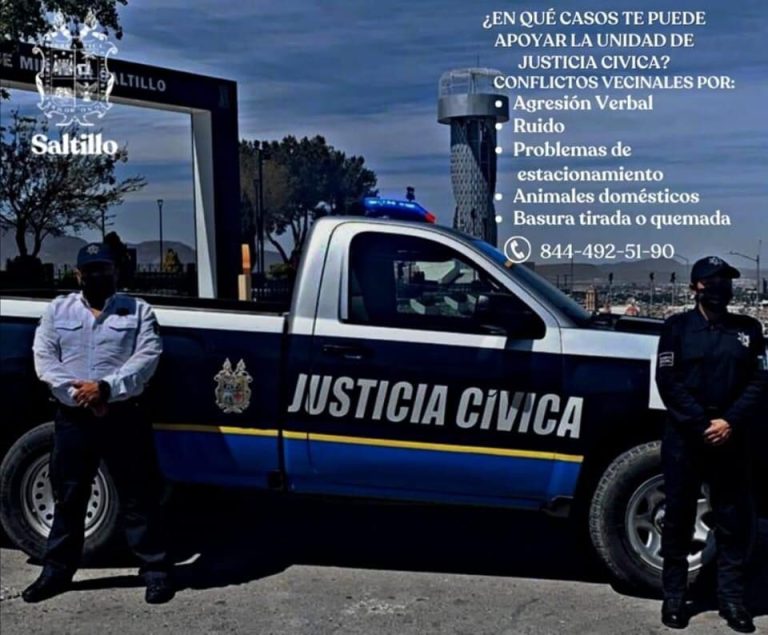 Justicia Cívica: agrupamiento que atiende problemas entre vecinos y ruido, entre otros