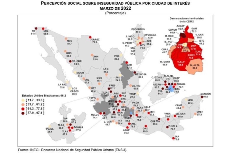 Es Saltillo la 5ta ciudad más segura de México