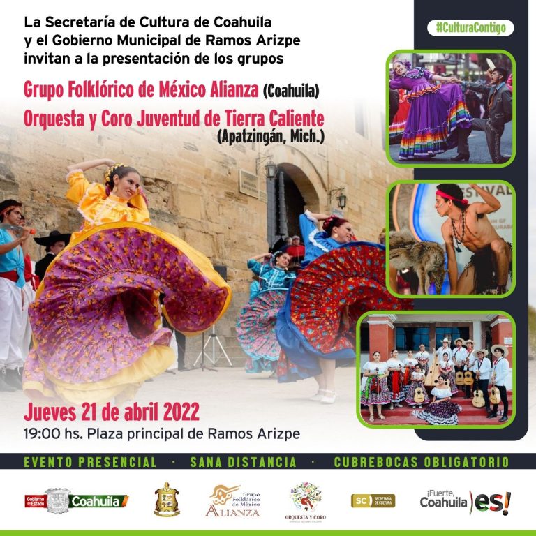 Invitan a la presentación de la Orquesta y Coro Juventud de Tierra Caliente y Grupo Folklórico de México Alianza