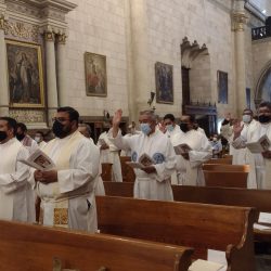 Junto al obispo Hilario, renuevan religiosos de la Diócesis de Saltillo su vocación sacerdotal 