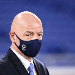 JAPON-YOKOHAMA-JUEGOS OLIMPICOS-FUTBOL-FINAL MASCULINA-CEREMONIA DE PREMIACION