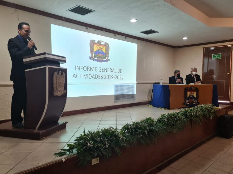 Rinde su tercer informe de actividades el director de la Escuela de Bachilleres “Dr. y Gral. Jaime Lozano Benavides”