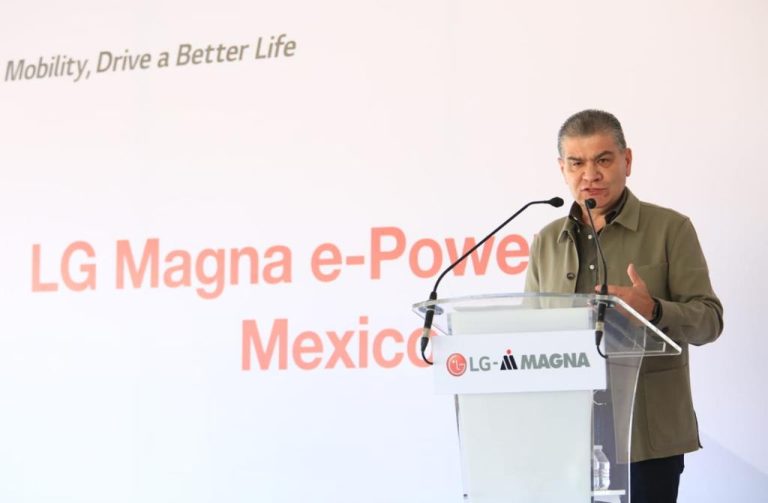 Coloca MARS primera piedra de la nueva planta de LG-Magna, en Ramos Arizpe