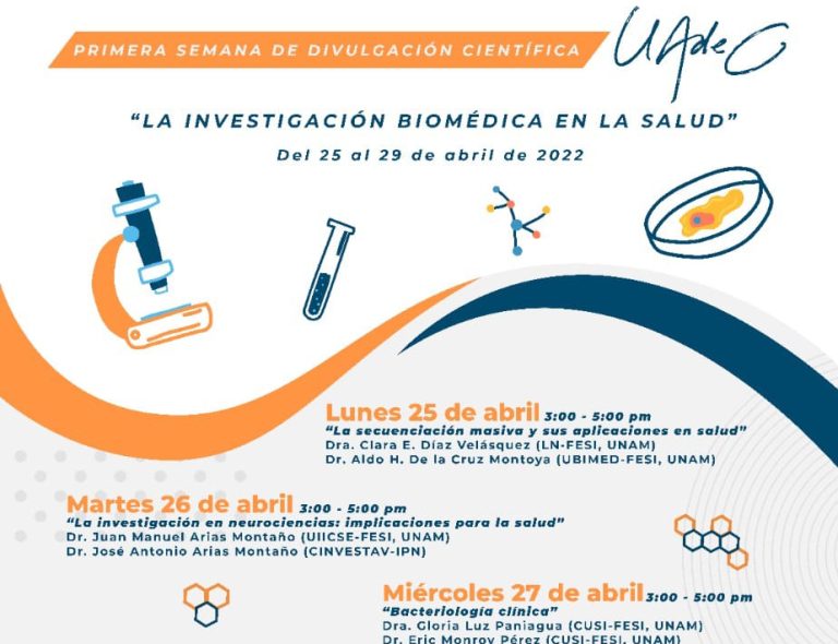 Escuela de Medicina de la UA de C invita a la Primera Semana de Divulgación Científica