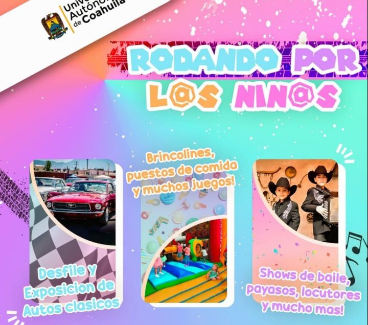 Invita Preparatoria Número Uno de la UA de C al evento “Rodando por los Niños”