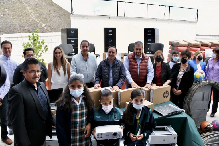 Manolo y Chema Morales arrancan  “Mejora tu Escuela” en Ramos Arizpe