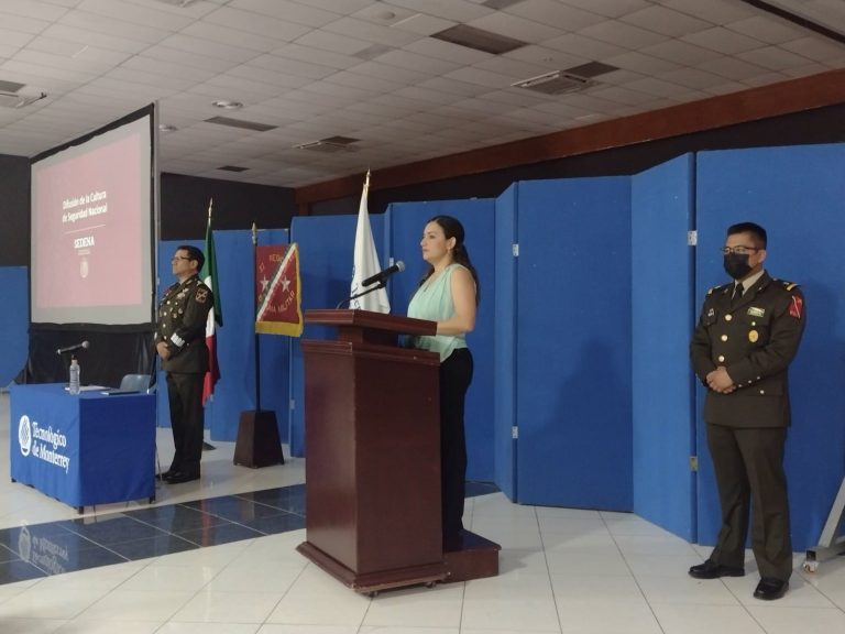 Realizan conferencia “Difusión de la Cultura en Seguridad Nacional” en Tec de Monterrey Campus Saltillo