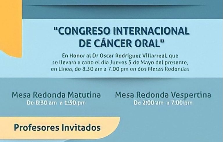 Invita UA de C al “Congreso Internacional de Cáncer Oral”