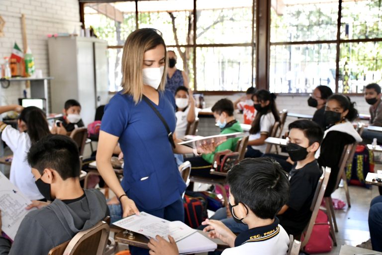 Apoya Salud municipal a cerca de 700 niños en jornada de limpieza dental en Ramos