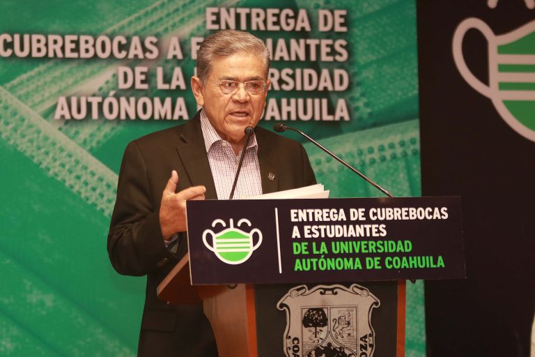 Recibe UA de C donación de 125 mil cubrebocas por parte de la Secretaria de Salud de Coahuila