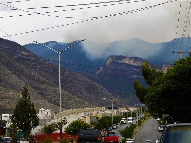 Reportan incendio en Cañón de San Lorenzo