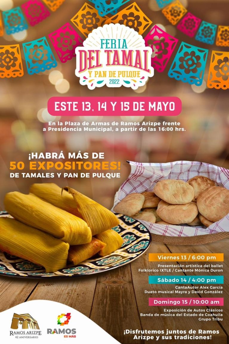 Vuelve la Feria del Tamal y Pan de Pulque a Ramos