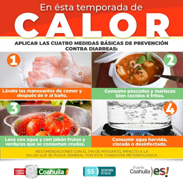 Ante altas temperaturas, emite Salud Coahuila recomendaciones para evitar padecimientos