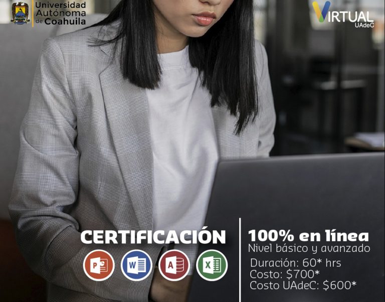 Capacítate con los talleres y cursos en línea que se ofertan en el Campus Virtual de la UA de C