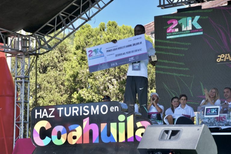 Inundan atletas calles de Saltillo; regresa con éxito la 21K Coahuila