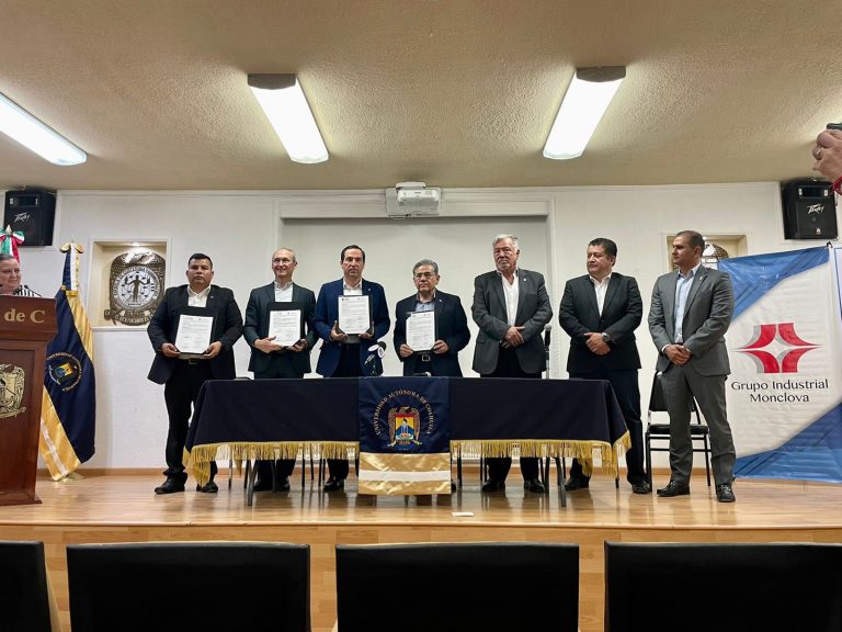 Firma UAdeC convenio de colaboración con Grupo Industrial Monclova