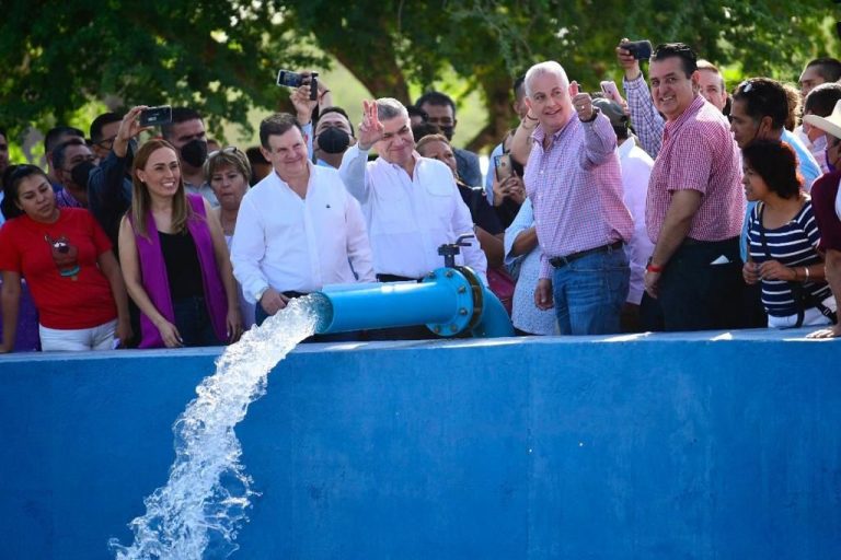 Inaugura MARS y Román pozo de agua ‘Compresora’