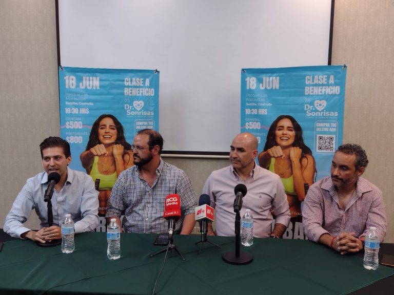 Ofrecerá Bárbara de Regil clase en Saltillo a beneficio de niños con enfermedades terminales 