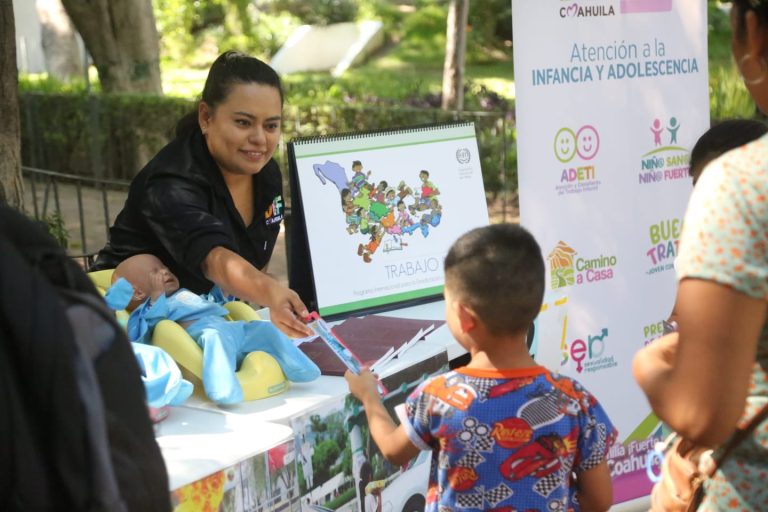 Previene DIF Coahuila riesgos psicosociales en niñas, niños y adolescentes
