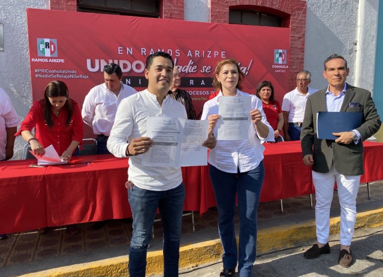 Se registran aspirantes a la dirigencia del PRI en Ramos Arizpe