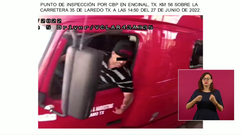 Conductor de tráiler de migrantes, presuntamente drogado: medio en EU