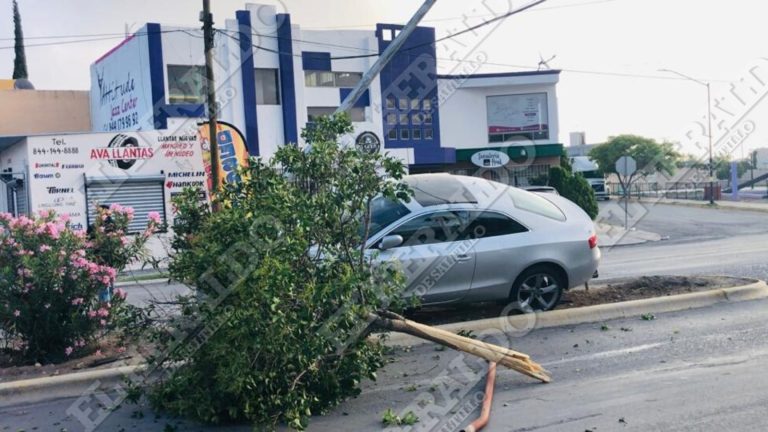 Destruye su auto deportivo y lo abandona