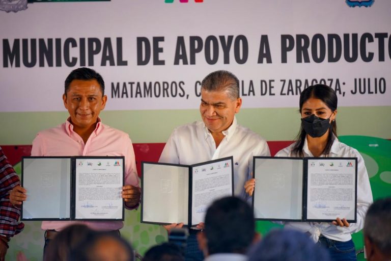 Apoya Riquelme a productores de melón y sandía de Coahuila