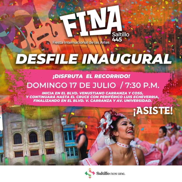 Invitan al desfile de arranque del FINA