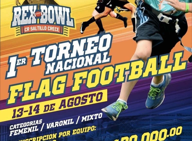 Convocan a primer Torneo Nacional de Flag Football en Saltillo