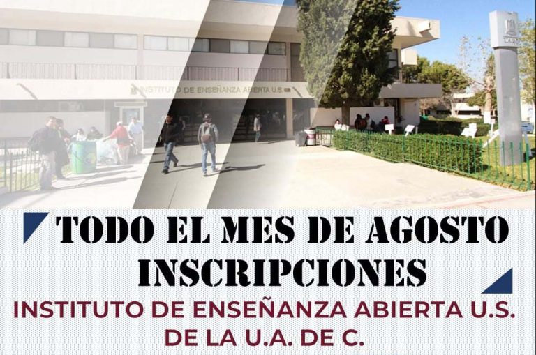 Durante agosto el IDEA Saltillo de la UA de C abre inscripciones para estudiar tu bachillerato