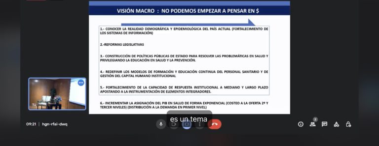 Imparten en la UA de C la conferencia “Retos en Políticas Públicas de Salud Post Pandemia”