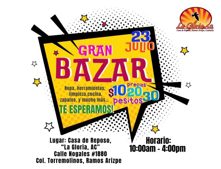 Rotarios invitan a participar en Gran Bazar a favor de la Casa de Reposo “La Gloria” 