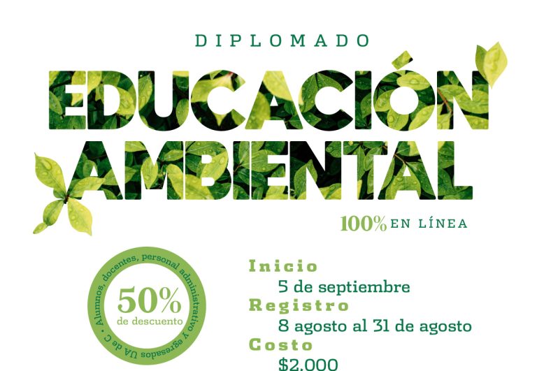 Invita UA de C a capacitarse con el Diplomado en Educación Ambiental en Línea