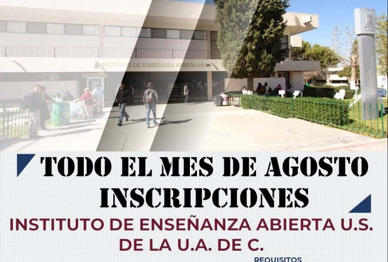 Aprovecha e inscríbete al IDEA Saltillo durante el mes de agosto