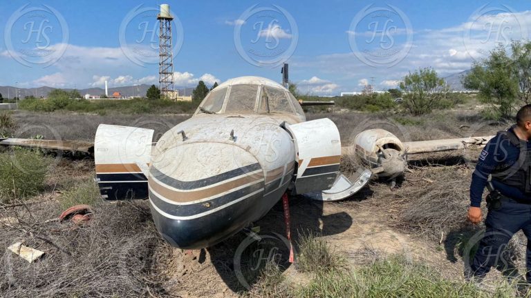 Falla en un motor de avioneta provoca aterrizaje forzoso en Ramos