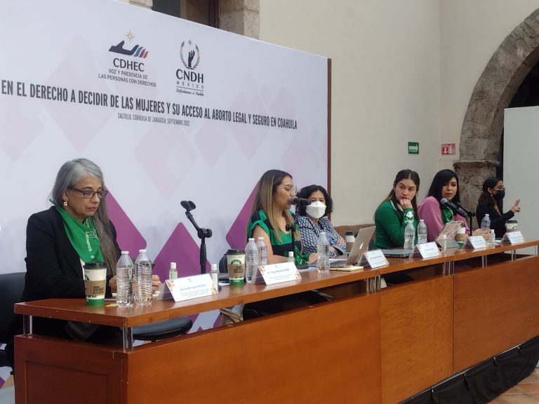 Realiza CDHEC foro sobre el aborto en Coahuila 