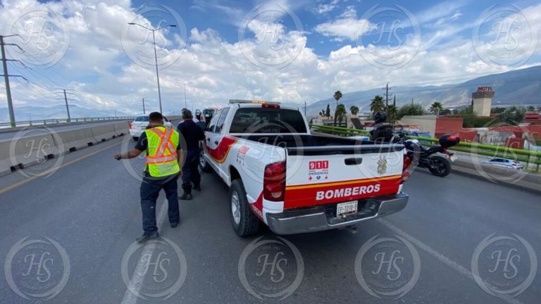 Roban unidad de Bomberos en Saltillo; es recuperada tras persecución