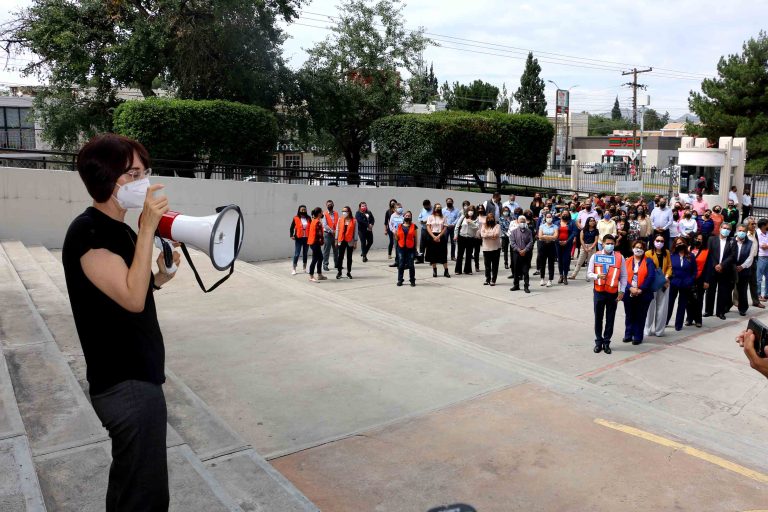 Con simulacro de evacuación conmemoran en la UAdeC el Día Nacional de Protección Civil