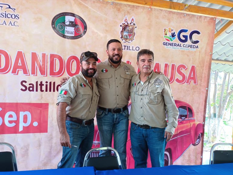 Invita Club de Autos Clásicos de Coahuila a rodada con causa con destino a General Cepeda