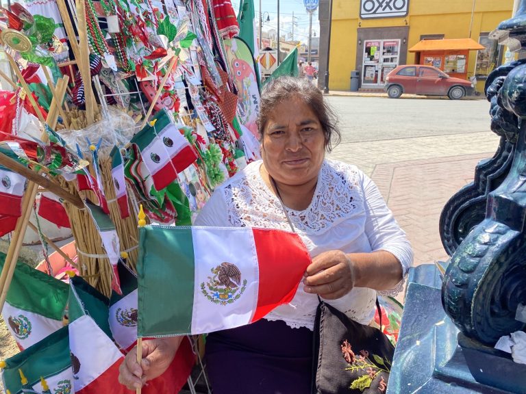 Venta de artículos patrios, una esperanza de ingresos para el hogar 