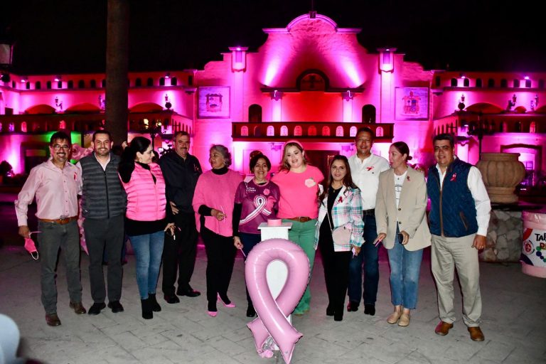 Se une Ramos Arizpe al mes de la lucha contra el cáncer de mama